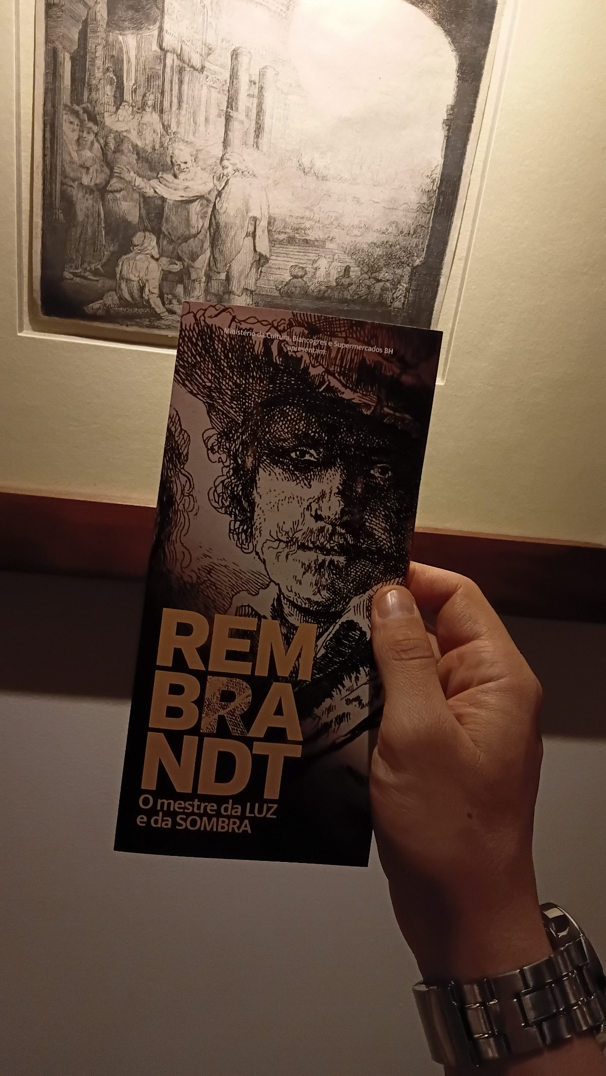Studying composition and light at a Rembrandt exhibition